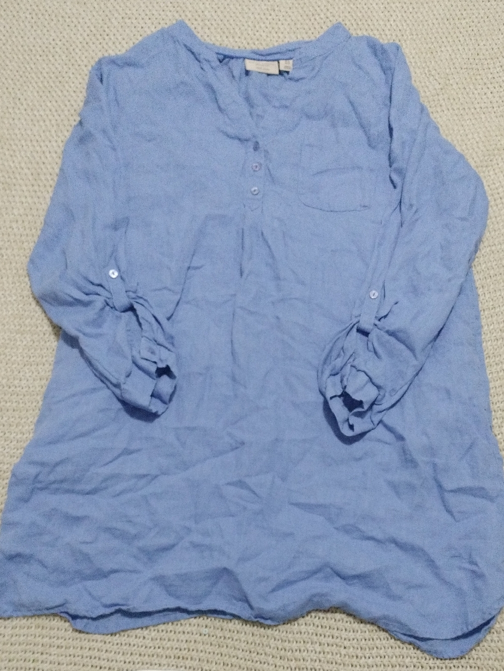 Martha Stewart Light Blue Midi Dress